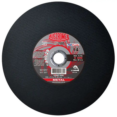 Disco Abrasivo para Corte de Materiales Huecos de 14 x 7/64 x 1 Austromex 700