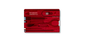 Hta Swiss Card Classic Roja Transparente Victorinox 0.7100.T