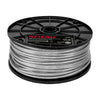 Metro Cable Flexible 1/8" Acero 7x19 Recubierto PVC, 75 m, Fiero 44225