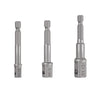 Juego De 3 Adaptadores Para Dados De 1/4", 3/8" y 1/2", Truper 10752