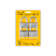 Candados Laminados, 40mm, Blíster 4  Pzs, Hermex 20507