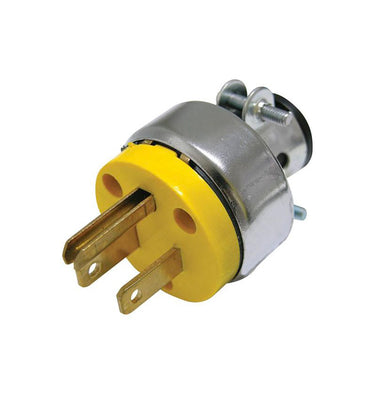Clavija Blindada con Abrazadera Aterrizada 15A 127V Surtek 136507