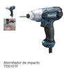 Atornillador De Impacto De 1/4" 0-3,200 IPM, 100 N.m,  Makita TD0101F