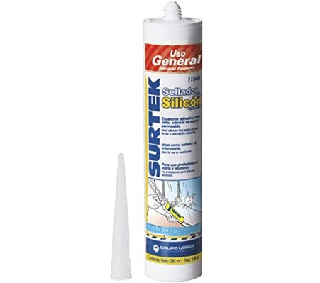 Silicón de Uso General Transparente 280 ml Surtek 113450