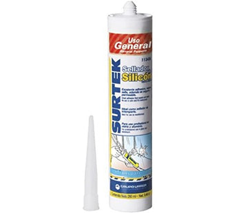 Silicón de Uso General Transparente 280 ml Surtek 113450