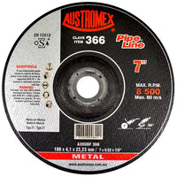 Disco Abrasivo para Desbaste de 7 x 5/32 x 7/8 Autromex 366