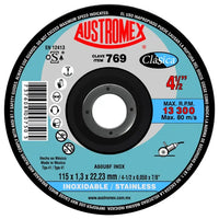 Disco Abrasivo para Corte de Acero Inoxidable de 4 1/2 x 0.04 x 7/8 Austromex 769