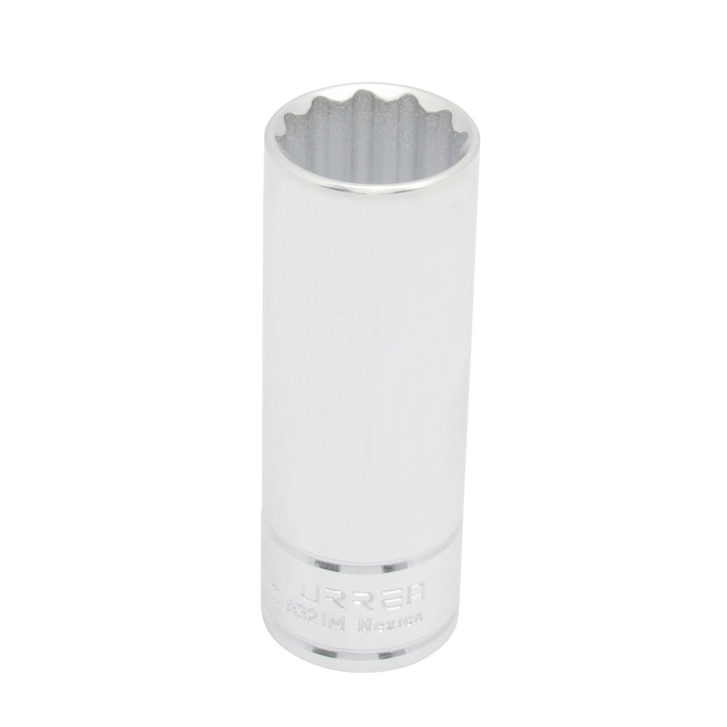 Dado de 12 Puntas Largo 23 mm Cuadro de 1/2" Urrea 5323M