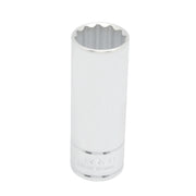 Dado de 12 Puntas Largo 22 mm Cuadro de 1/2", Urrea 5322M.