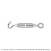 Tensor Zinc, 1/4', Gancho-Argolla, Fiero 44054