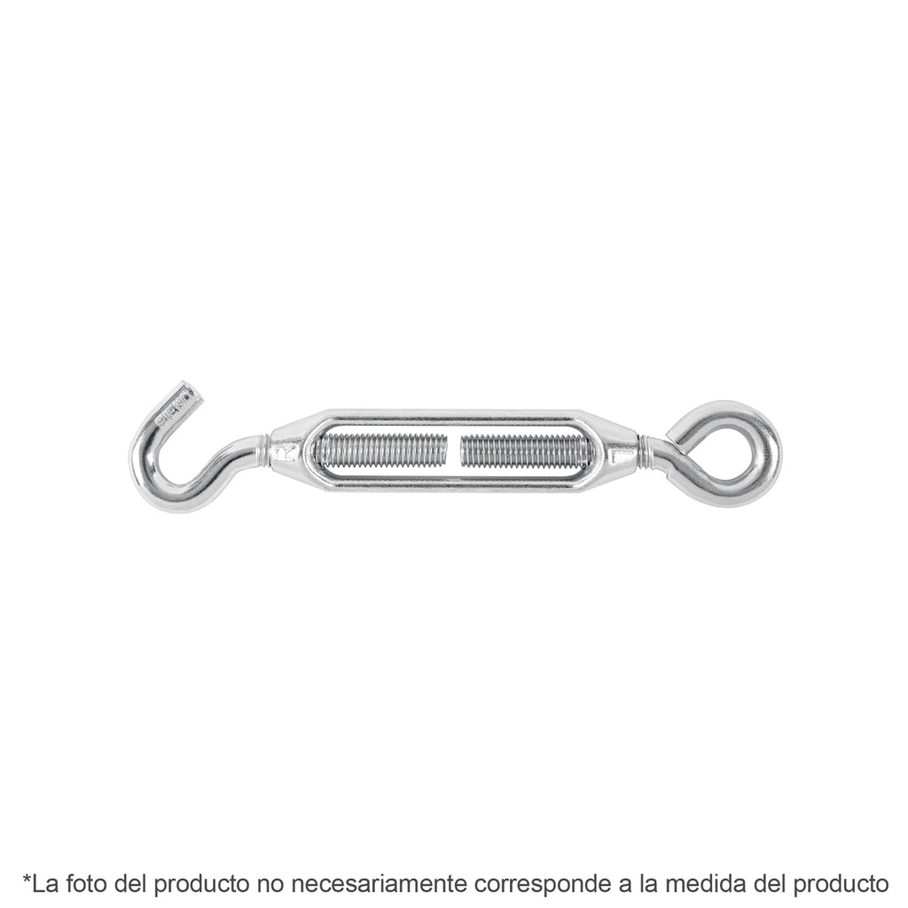 Tensor Zinc, 1/4', Gancho-Argolla, Fiero 44054