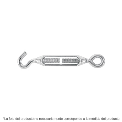 Tensor Zinc, 1/4', Gancho-Argolla, Fiero 44054
