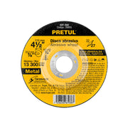 Disco Tipo 27 De 4-1/2' x 6.2 mm Desbaste De Metal, Pretul 29955