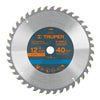 Disco Sierra 12" Para Madera, 40 Dientes Centro 1", Truper 18311