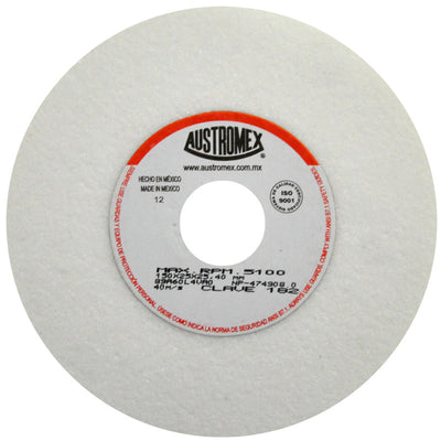 Rueda Abrasiva Grano 60  Blanca de 6 x 1 x 1 Austromex 182