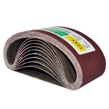 Banda de lija de óxido de aluminio, grano 36 de 76 x 457 mm Tenazit 1050