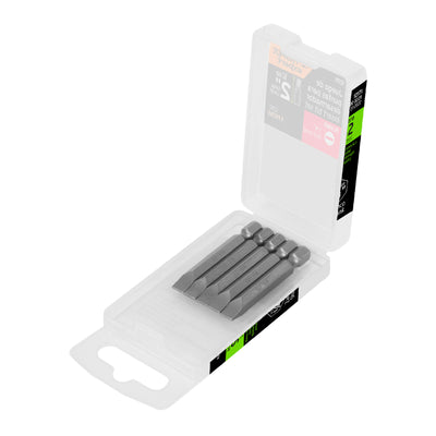 Estuche Con 5 Puntas Planas De 1/4' Largo 2', Expert PUDE-3225