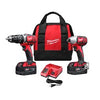 Combo M18 De 2 Herramientas Inalámbricas Con Batería De Iones De Litio Baterias, Milwaukee 2697-22