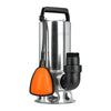 Bomba Sumergible Acero Inoxidable, Agua Sucia,1-1/2HP, Truper 12608