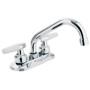 Mezcladora 4" Para Lavabo, Cuello Tubular, Manerales Cono, Foset 47687