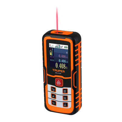 Medidor Láser De Distancia De 0.05 m a 100 m, Truper 100374