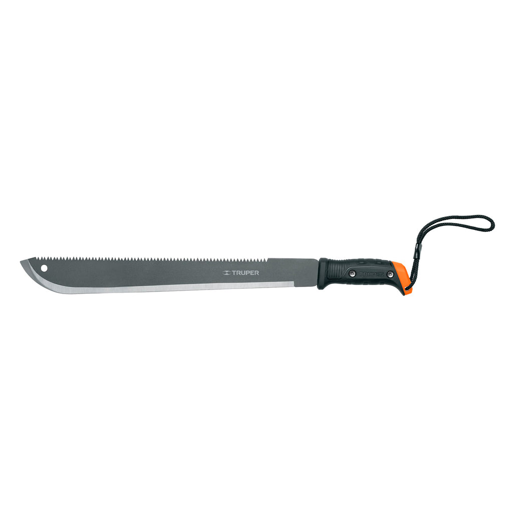 Machete Doble Filo 18", Con Correa, Funda De Cartón, Truper MACH-18