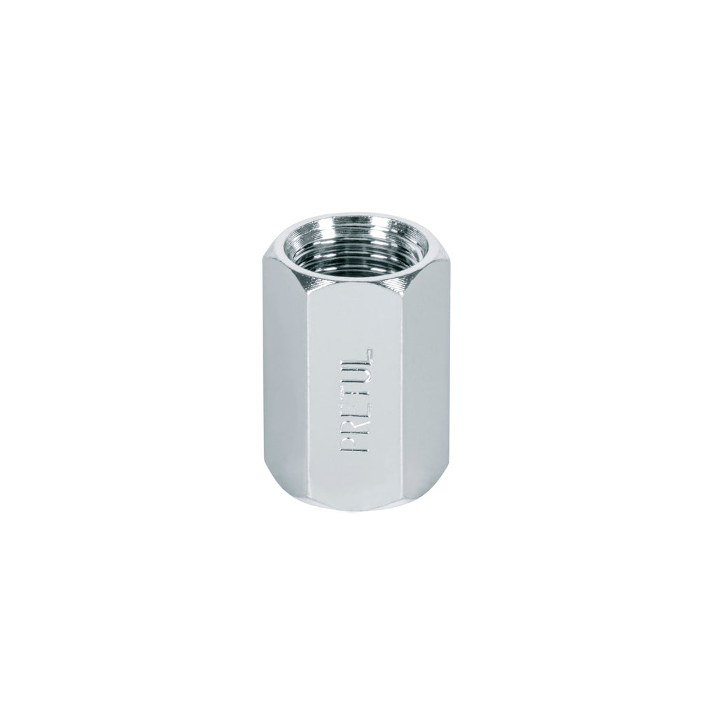 Cople 1/4 Tipo "FF" Acero Cromado, Pretul 27027