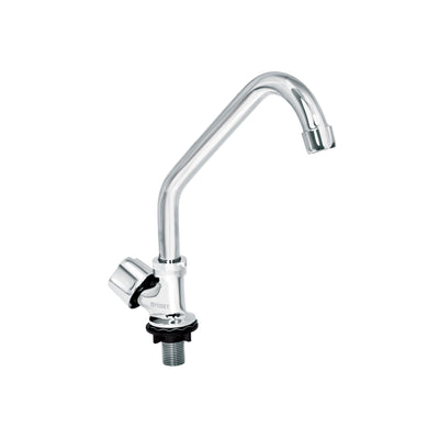 Llave Individual Fregadero, Cuello Corto, Hexagonal, Basic, Foset 49500