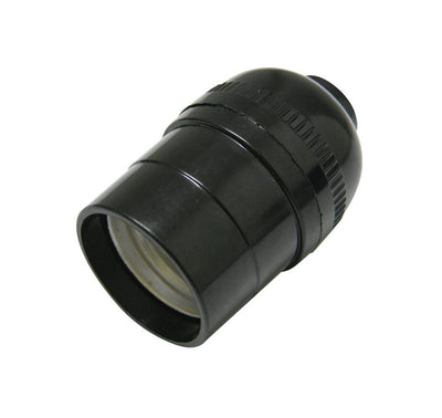 Portalámpara Sencillo Negro 127V Surtek 136654