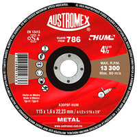 Disco Abrasivo para Corte de Metal de 4-1/2 x 1/16 x 7/8 Austromex 786
