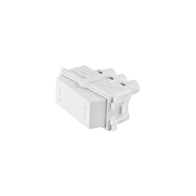 Interruptor De 3 Vías, Línea Italiana, Color Blanco, Volteck 48137
