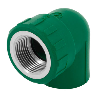 Codo 90 PPR, 1', Rosca Hembra Con Inserto Metálico, Foset 49863