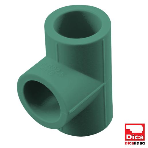 Tee de PP-R, 1/2" (20mm) Dica 412PPR.20