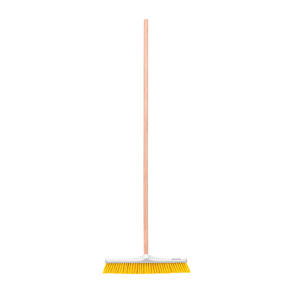 Cepillo Industrial Cerda Suave De 56 cm Con Bastón De Madera, Klintek 57037