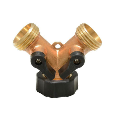 Adaptador metálico para manguera en 