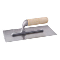 Llana profesional con mango de madera 11x5" 6 remaches dentada Surtek 123184