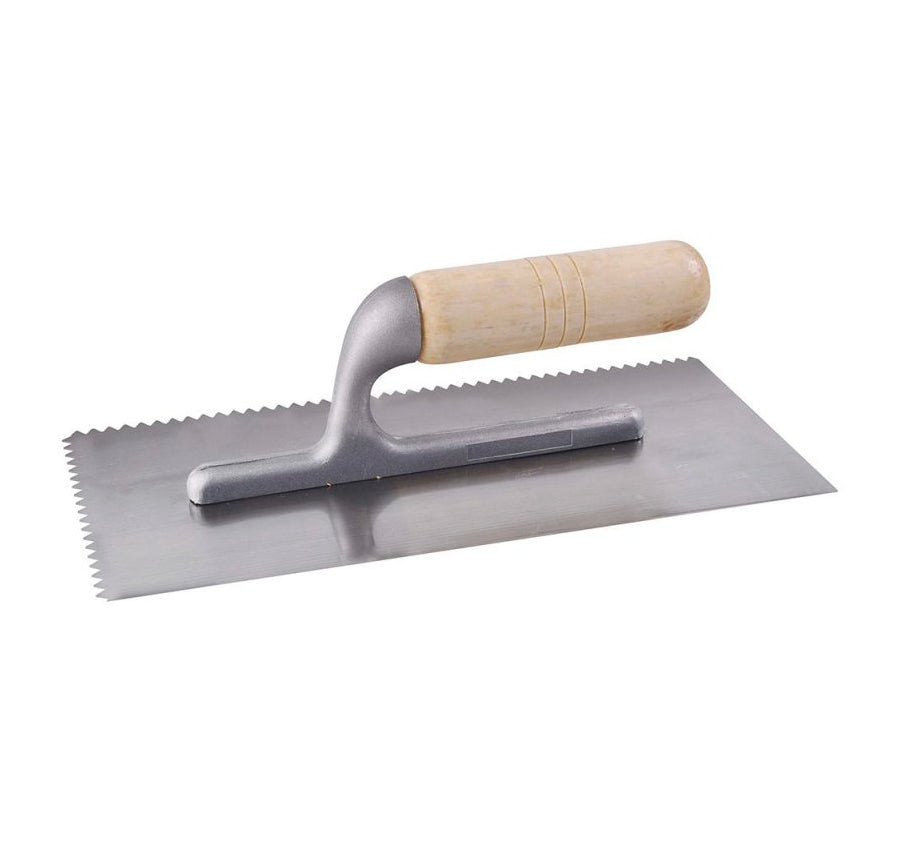 Llana profesional con mango de madera 11x5" 6 remaches dentada Surtek 123184