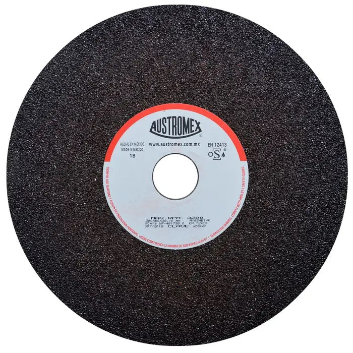 Rueda Abrasiva de 12 x 2 x 1-1/2 para Desbaste de Metal Austromex 282