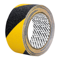 Rollo 5m De Cinta Antiderrapante Ama/Negra 50mm C/Abrasivo, Truper 101448