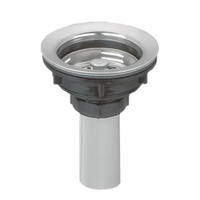 Contracanasta cromada 4" con extensión en caja Meer CANC-002