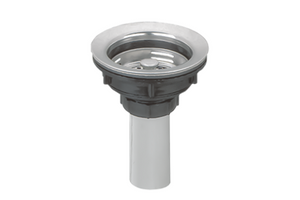 Contracanasta cromada 4" con extensión en caja Meer CANC-002