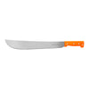 Machete Estándar 16" Cacha Naranja Remachada, Truper 15884