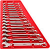 Llaves de Trinquete de Combinación SAE 15 Piezas, Milwaukee 48-22-9415