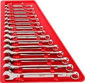 Llaves de Trinquete de Combinación SAE 15 Piezas, Milwaukee 48-22-9415