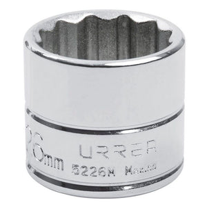 Dado de 12 Puntas 26 mm Cuadro de 3/8", Urrea 5226M.