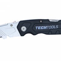 Navaja Retráctil Tipo Clip para Bolsillo 18 MM Techtools CUTT19-002.