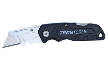 Navaja Retráctil Tipo Clip para Bolsillo 18 MM Techtools CUTT19-002.