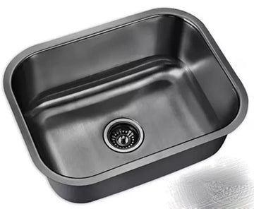Tarja Sencilla En Acero Inoxidable Para Submontar Gris Metal, Cnx TS5945SC2G