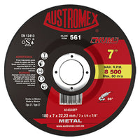 Disco Abrasivo para Debaste de Metal de 7 x 1/4 x 7/8 Austromex 561