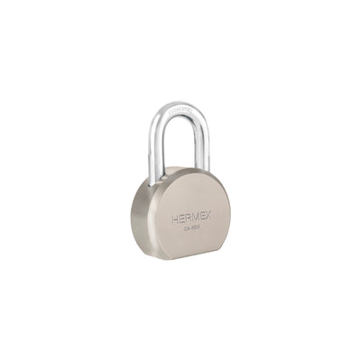 Candado Redondo, 65mm, Gancho Corto, Llave Tetra, Blister, Hermex 43338